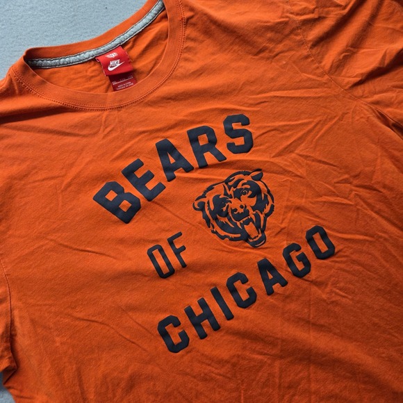 Nike Other - Nike NFL Chicago Bears T-Shirt Mens XXL‎ Orange Bears of Chicago Graphic Tee